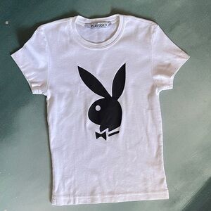 Vintage Y2K PLAYBOY Bunny Baby Tee T-Shirt